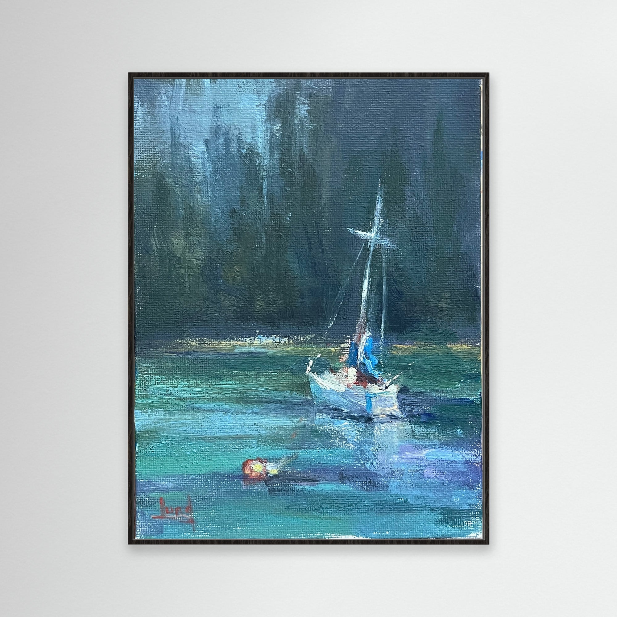 "Blue Harbor" | Wilderness & Adventure Artist, Debbie Lund