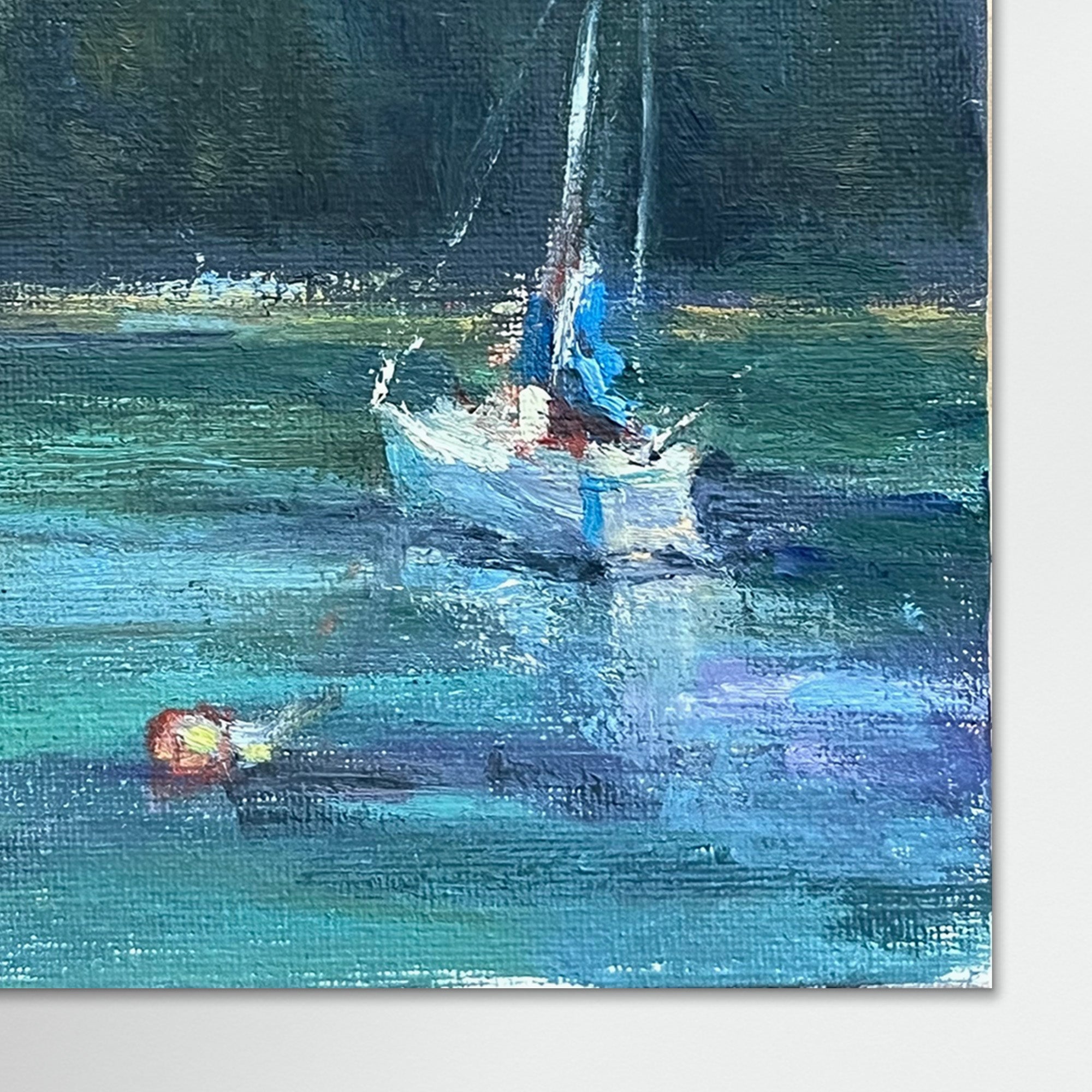"Blue Harbor" | Wilderness & Adventure Artist, Debbie Lund